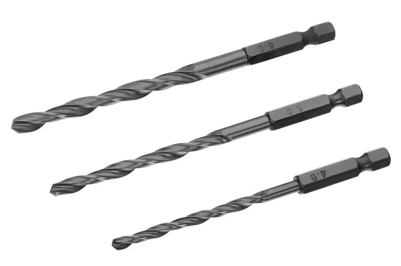 IRWIN Набор сверл универсальных HSS PRO с шестигранным хвостовиком 4/5/6 мм 3 шт (IW3035108) | IW303