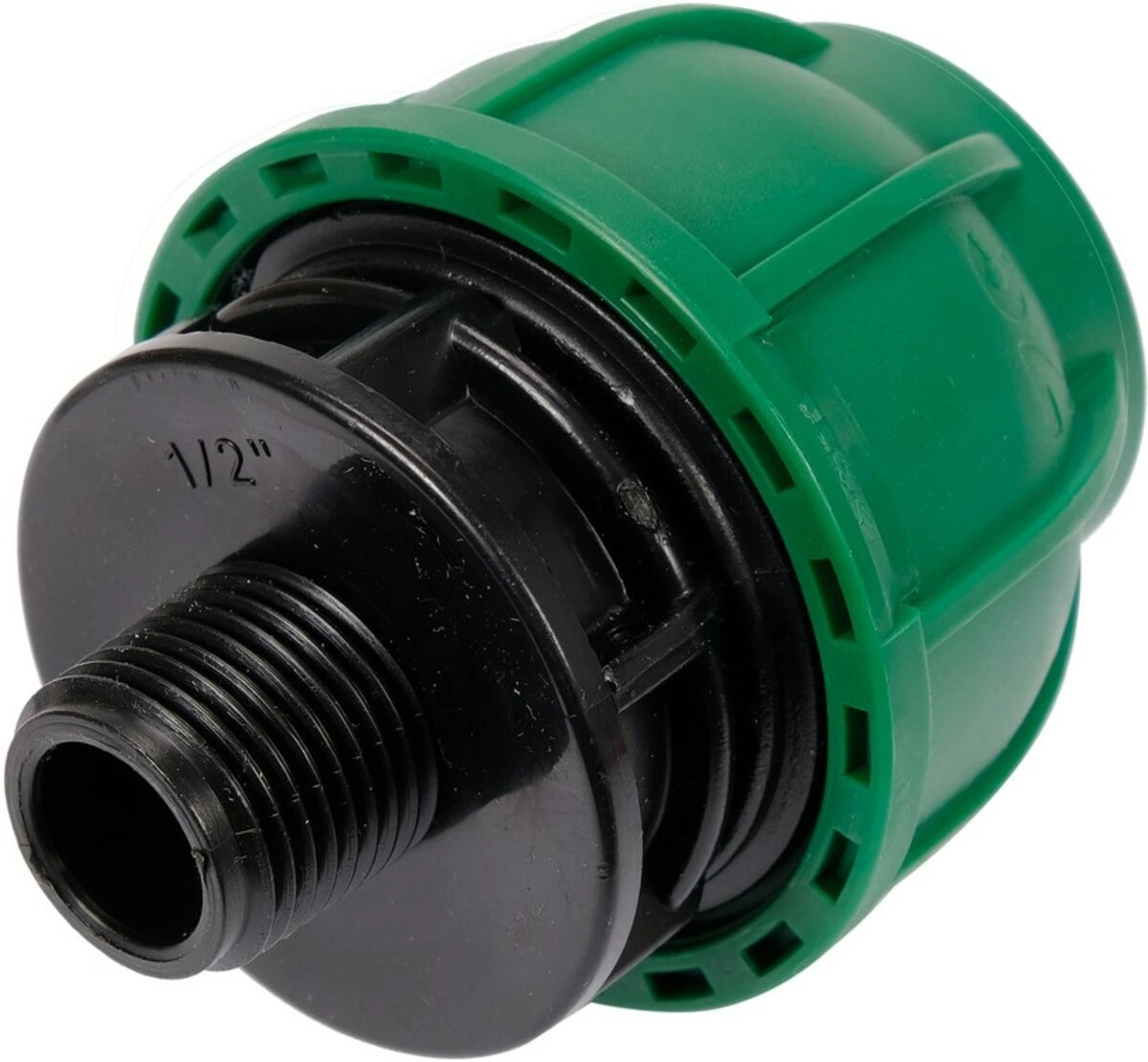 FLO Муфта до водяних пластикових труб з зовн. різьбою 32 мм- 1/2" поліпропіленова, для тиску 1 MPa |