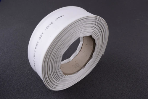 Термоусаживаемая трубка 40мм белая 25м APRO