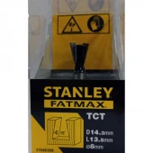 STANLEY STA80308 Фреза по дереву FatMax, ТСТ ласточкин хвост D=14,3 мм, цанга 8 мм, бокс