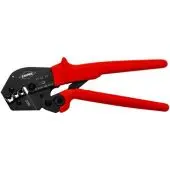 KNIPEX Пресс-клещи для опрессвки кабельных наконечников (0.25-6.0 мм²), L-250 мм | 97 52 18