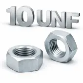 Гайка DIN 934 7/16 Grade 8 (~10) цинк UNF 20