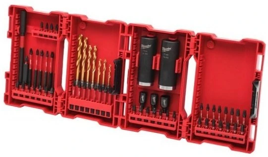 Milwaukee Набор бит и головок Shockwave 62 предмета 4932464168