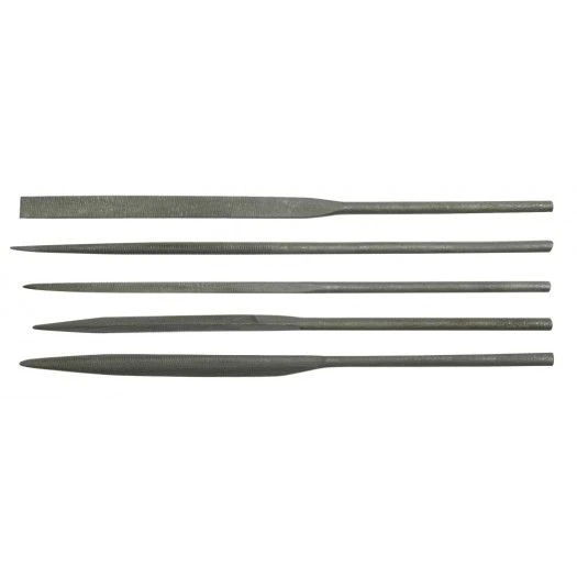 VOREL Надфілі : L= 4,0x160 мм, Без ручки, Набір 10 Шт/Уп.  | 25380