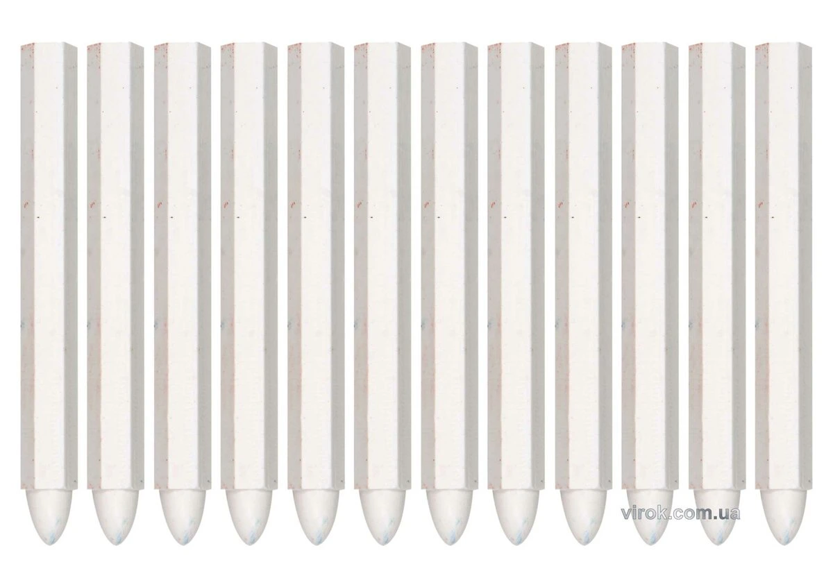 YATO Крейда маркувальна для різних поверхонь YATO : 120 x 12 мм, біла, 12 шт  | YT-69931