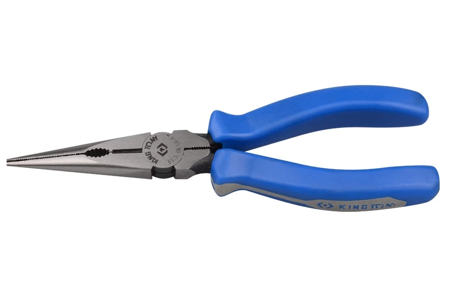KING TONY Пассатижи тонк. нос 163 мм | 6313-06