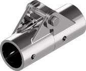 Соединитель труб шарнирный нержавеющий // M 8572