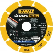 DeWALT Круг отрезной по металлу 125x1,3x22,23мм (DT40252)