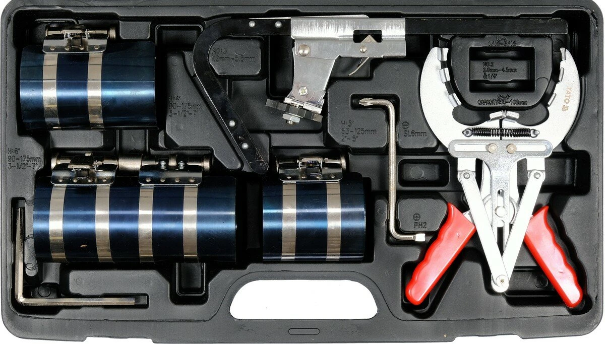 YATO Засоби для встановлення поршневих кілець YATO Ø=50-100 мм, 10 елем.  | YT-06373