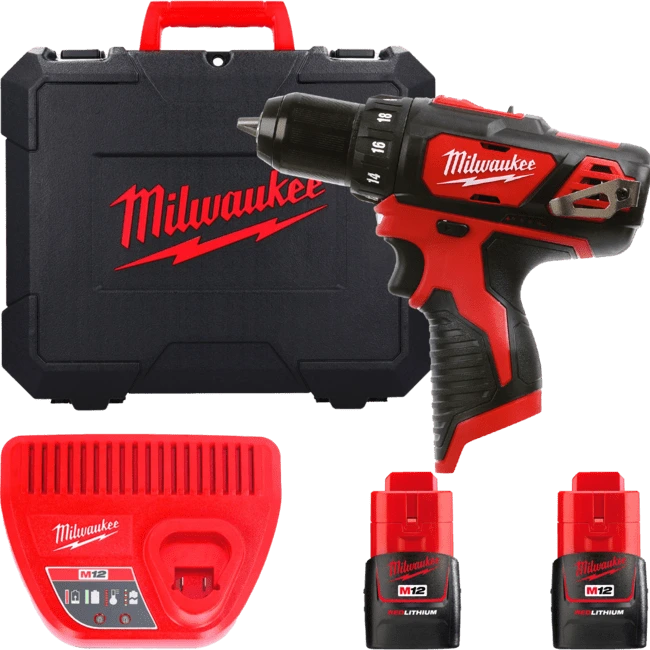 MILWAUKEE Дрель-шуруповерт M12 BDD-152С крутящий момент 30 Нм 4933451460 | 4933451460