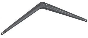 Fiero ME-10G Уголок для полки, серый 203х254мм