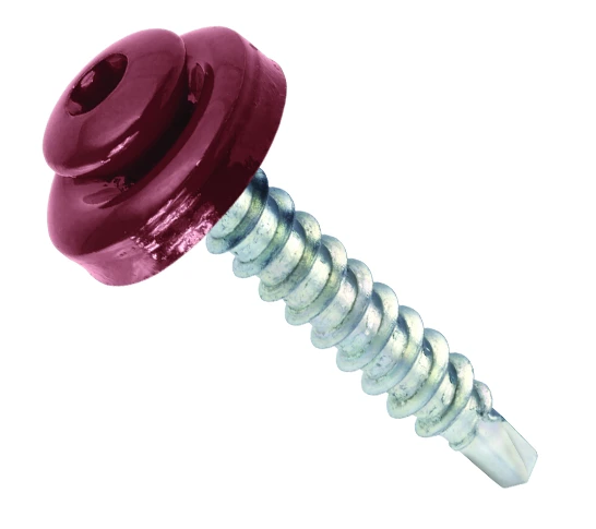 Wkret-Met Саморез с грибовидной головкой для крепления профнастила к дереву 4,8х35 окрашенный RAL