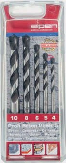 ALPEN Набор свёрл по бетону Profi PTSB 5 0022700222100