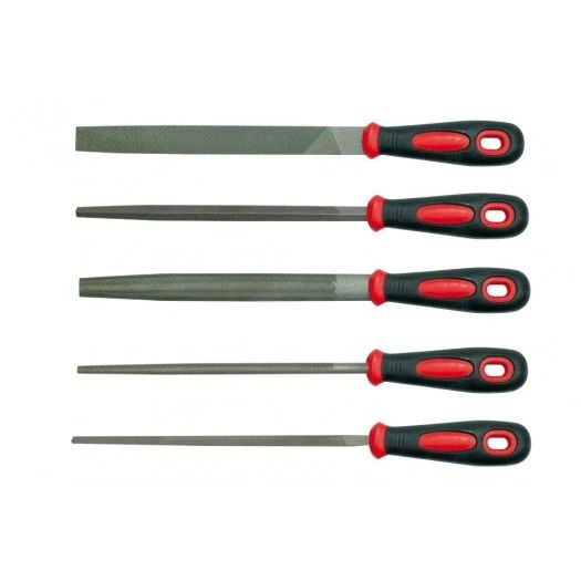 VOREL Напильники : L= 200мм, Набір 5 Шт/Уп.  | 25166