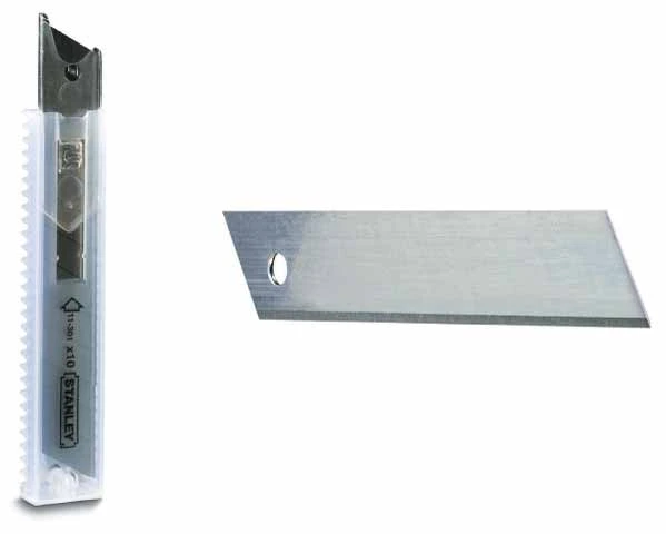 STANLEY 1-11-301 Лезвие 18мм с отламывающимися сегментами 10шт. 