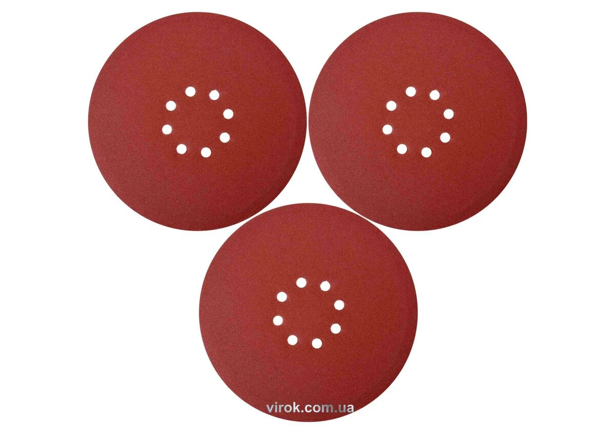 YATO Круг шліфувальний з наждачн. паперу з липучкою YATO: Ø= 225мм, Р100, до YT-82340 і YT-82350, 3ш