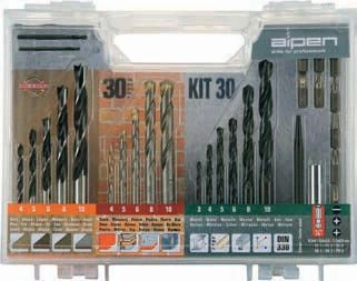 Универсальный набор сверл и бит ALPEN KIT 30 едениц