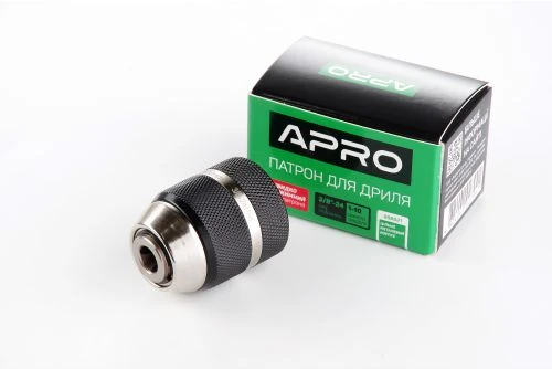 Патрон для дрели быстрозажимной 3/8*24, 1,0-10мм APRO