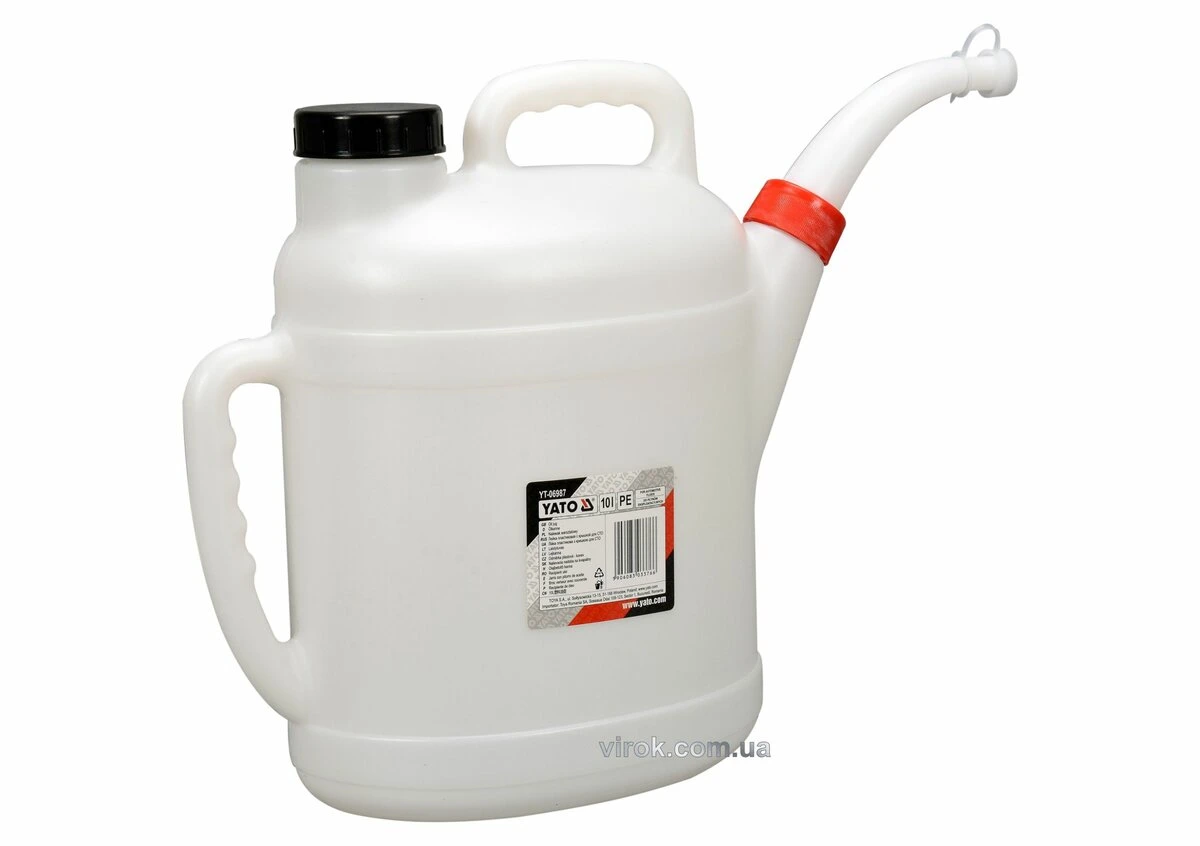 YATO Лійка пластикова для СТО YATO : з кришкою, V= 10 л  | YT-06987