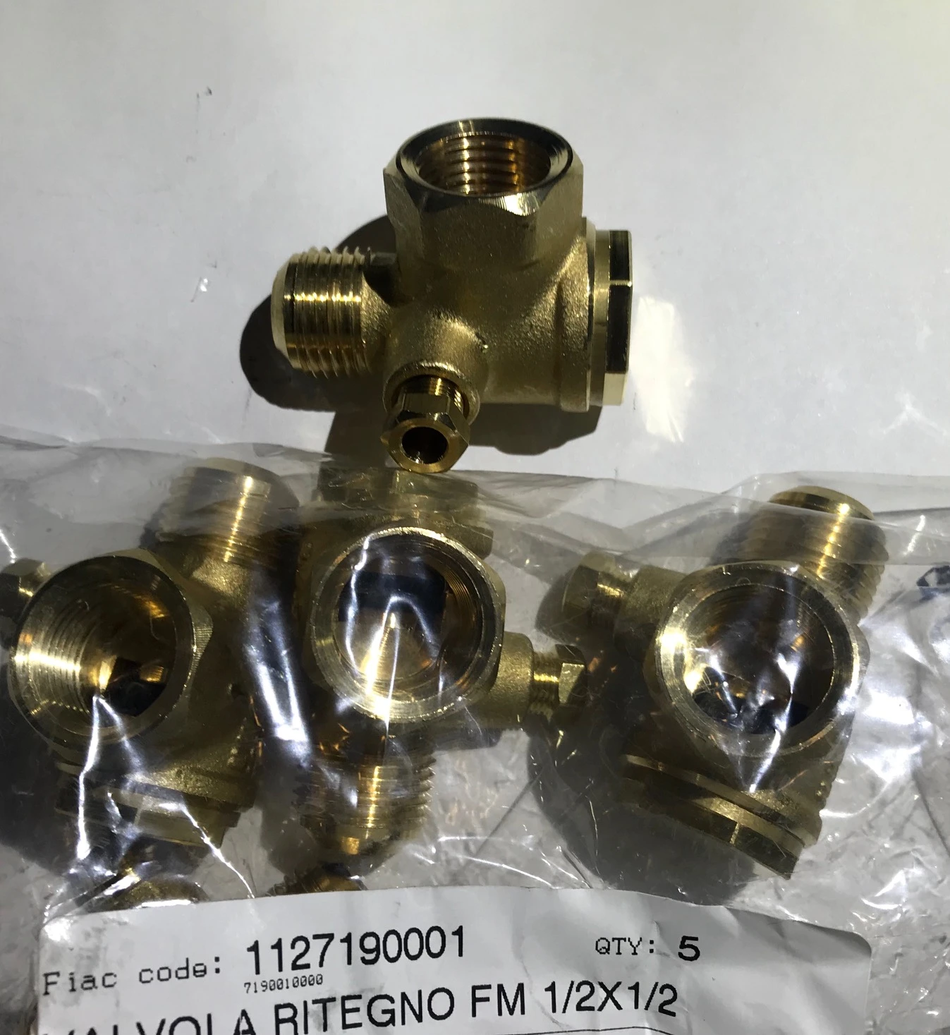 FIAC Обратный клапан 1/2*1/2 внутренняя резьба | 1127190001