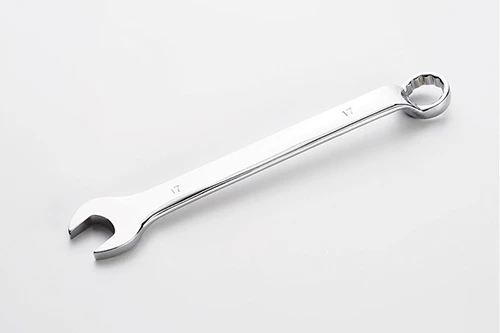 Ключ рожково - накидной глубокий CrV 17мм СИЛА