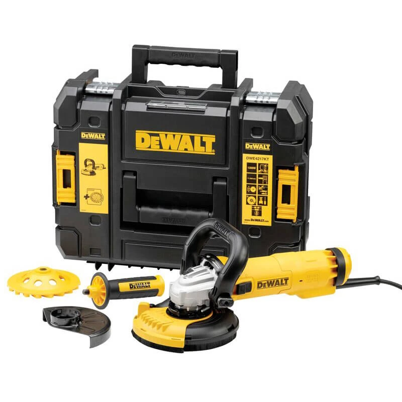 Шліфмашина кутова мережева DeWALT, 1200 Вт, d=125 мм, 11000 об/хв, DWE46150 - 1 шт., DT3797 - 1 шт