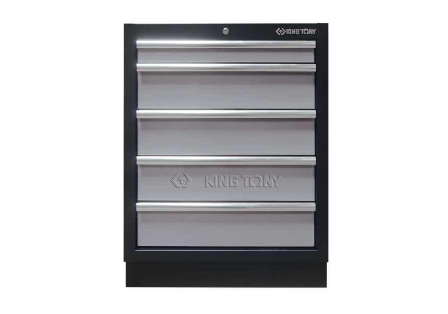KING TONY Тумба инструментальная серая 5 полочная под верстак | 87D11-05A-KG