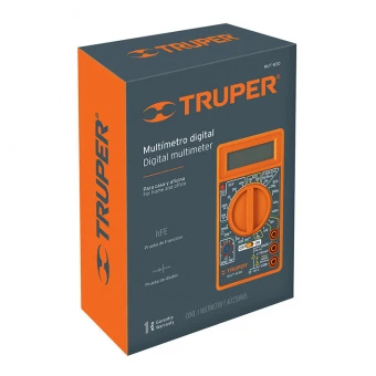 TRUPER MUT-830 Тестер, Мультиметр, Light-Duty, (200mV-500V) 1 Bat 9V