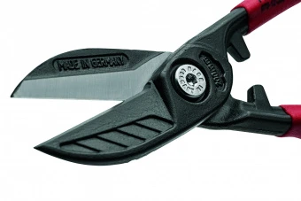 NWS Ножницы по металлу прямые тип "Английский" t = 0.8 - 1.0 мм, 200 мм, лезвия 50 мм. art. 078-12-2