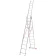 Детально фото Драбина алюмінієва 3-х секційна Квітка PRO (3х11 сходинок) (110-9311) на shurup.ua Драбина алюмінієва 3-х секційна Квітка PRO (3х11 сходинок) (110-9311)
