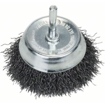 Bosch Щітка чашкова, гофрований дріт 70 мм, дриль