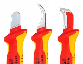 KNIPEX Нож для удаления оболочки кабеля с секторными жилами Knipex, 190 мм 98 53 13 | 98 53 13