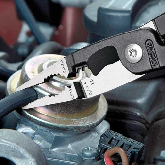 KNIPEX Електромонтажные клещи фосфатированные, черного цвета 200мм 13 82 200 | 13 82 200