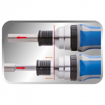 KING TONY Набор отверток 16 в 1 (PH,PZ,SL,Hex,Torx) в тубусе | P32526MRN