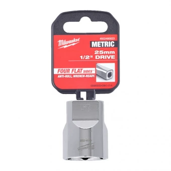MILWAUKEE Головка хромована метрична 1/2'', 25мм | 4932480023