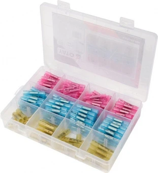 YATO Кембрики термоусадні при t≤ 105°C під обтиск.YATO, для провідників 0,5- 6,0 мм², 200 шт  | YT-8