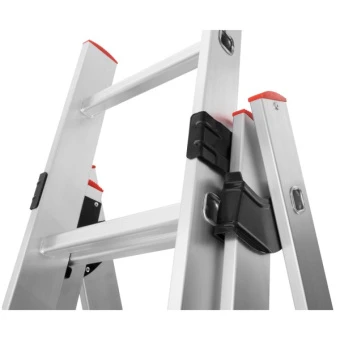 Драбина алюмінієва 3-х секційна Квітка PRO (3х14 сходинок) (110-9814)