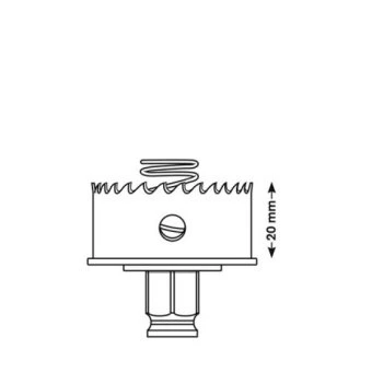Bosch Коронка біметалева 51 мм HSS Sheet Metal