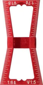 YATO Шаблон розмічальний YATO контур "ластівковий хвіст" зі шкалою, 64х23х18 мм  | YT-44080