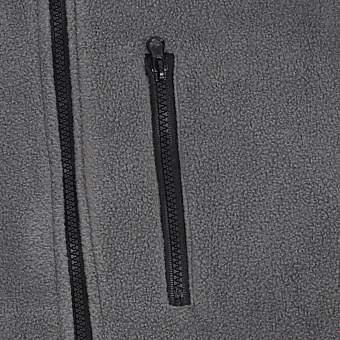 YATO Куртка робоча з грубого фліса YATO розмір XXXL, сіра, 3 кишені, зміцнювальні нашивки, 100% полі