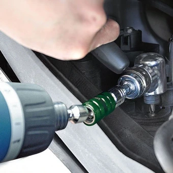 Переходник угловой 90 градусов под шуруповерт FTGC0808 TOPTUL