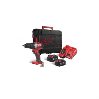 MILWAUKEE Дриль-шурупокрут з ударом акумуляторний , M18 BLPD2-502X, 82Нм  | 4933464517