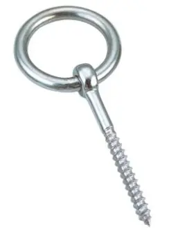 Рым болт с резьбой по дереву и кольцом, нержавіюча сталь А4 (AISI 316) /// 814086