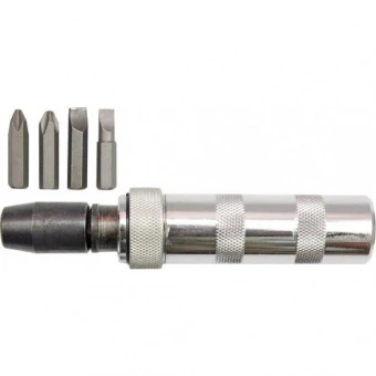 VOREL Викрутка ударна : 4 насадки  | 65120