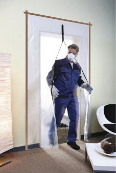 Wolfcraft дверь с лентами на молнии (Tape & Zip) 2200 x 1250 // 4005000