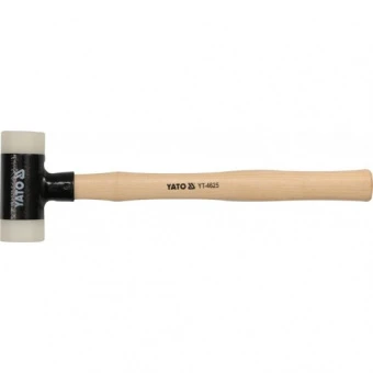 YATO Молоток безінерційний YATO з дерев. ручкою, Ø= 40 мм, m= 430 г, l= 350 мм  | YT-4625