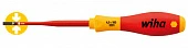 Wiha W35390 Отвертка SoftFinish electric slimFix VDE диэлектрическая SL 4,0 х100 CrVMo