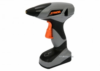 STHOR Пістолет клейовий акумуляторний , Li-Ion 1,3 Агод, 7.2 В, 25 Вт, для стержнів Ø= 7,2 мм  | 781