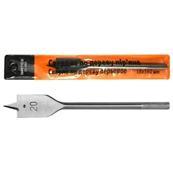 Свердло по дереву піряне, 12х160мм Spitce | 21-002