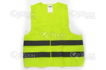 Жилет светоотражающий (желтый) (размер XXL) СИЛА